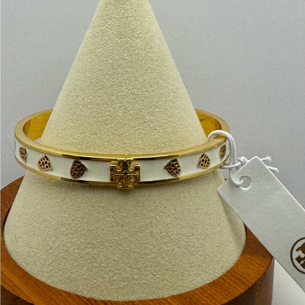 Tory Burch Kira Ground Off Raspberry Bracelet NEW - Picture 5 of 8